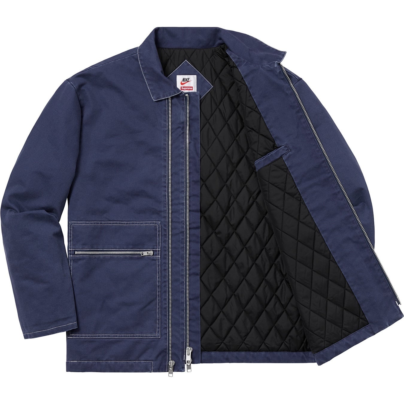 Supreme®/Nike® Double Zip Quilted Work Jacket view 7